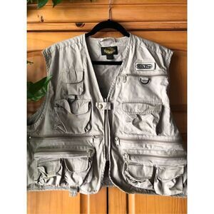 White River Fly Shop Fly Fishing Vest Men's SZ  XL Multi Pockets